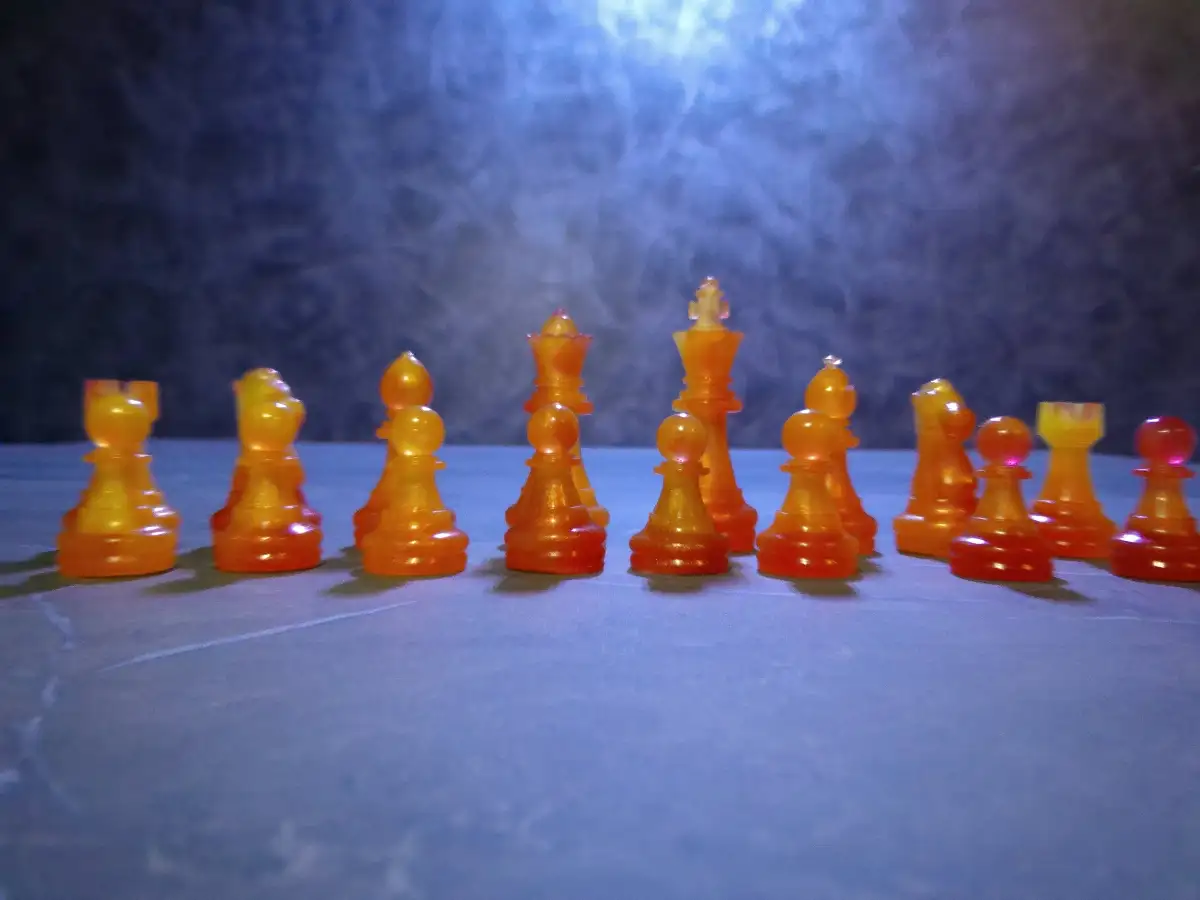 Jeu d'échec en résine