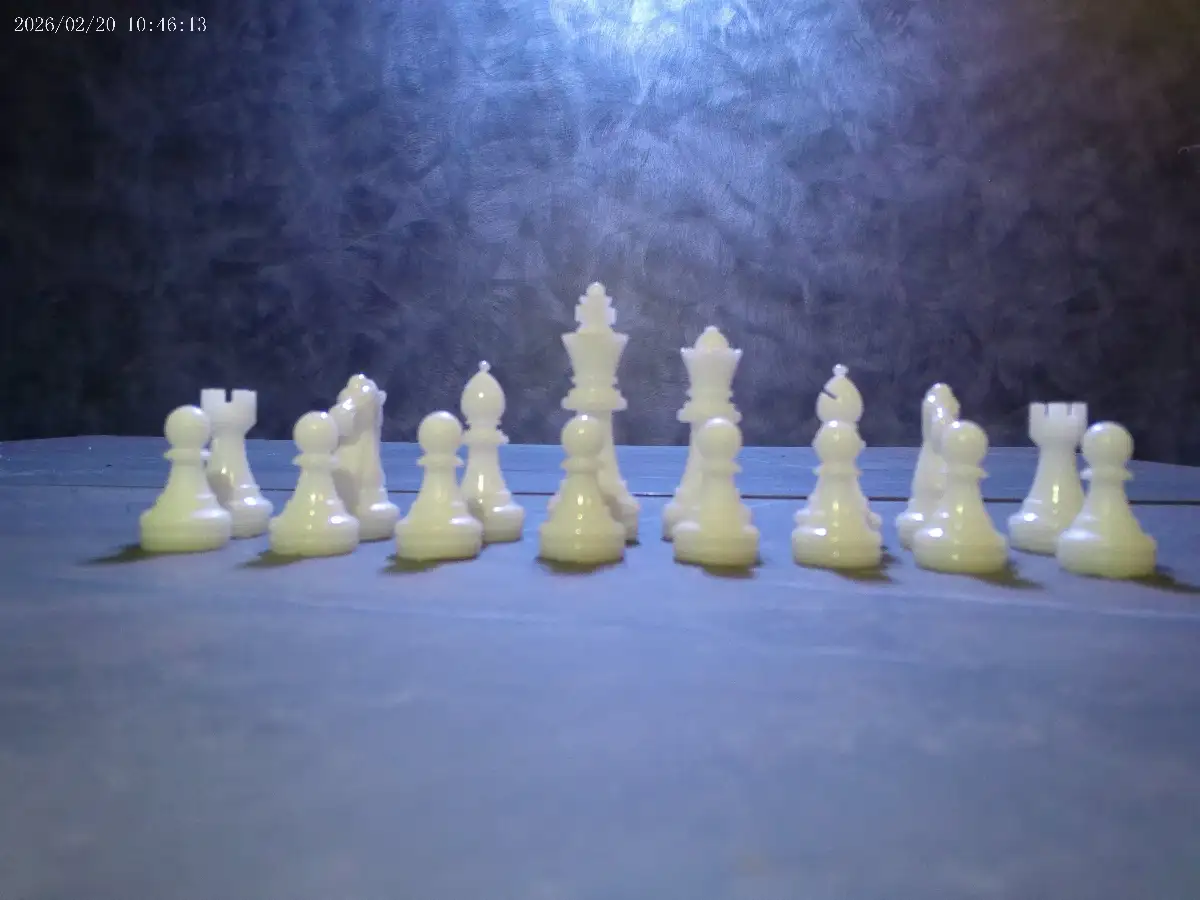 Jeu d'échec en résine