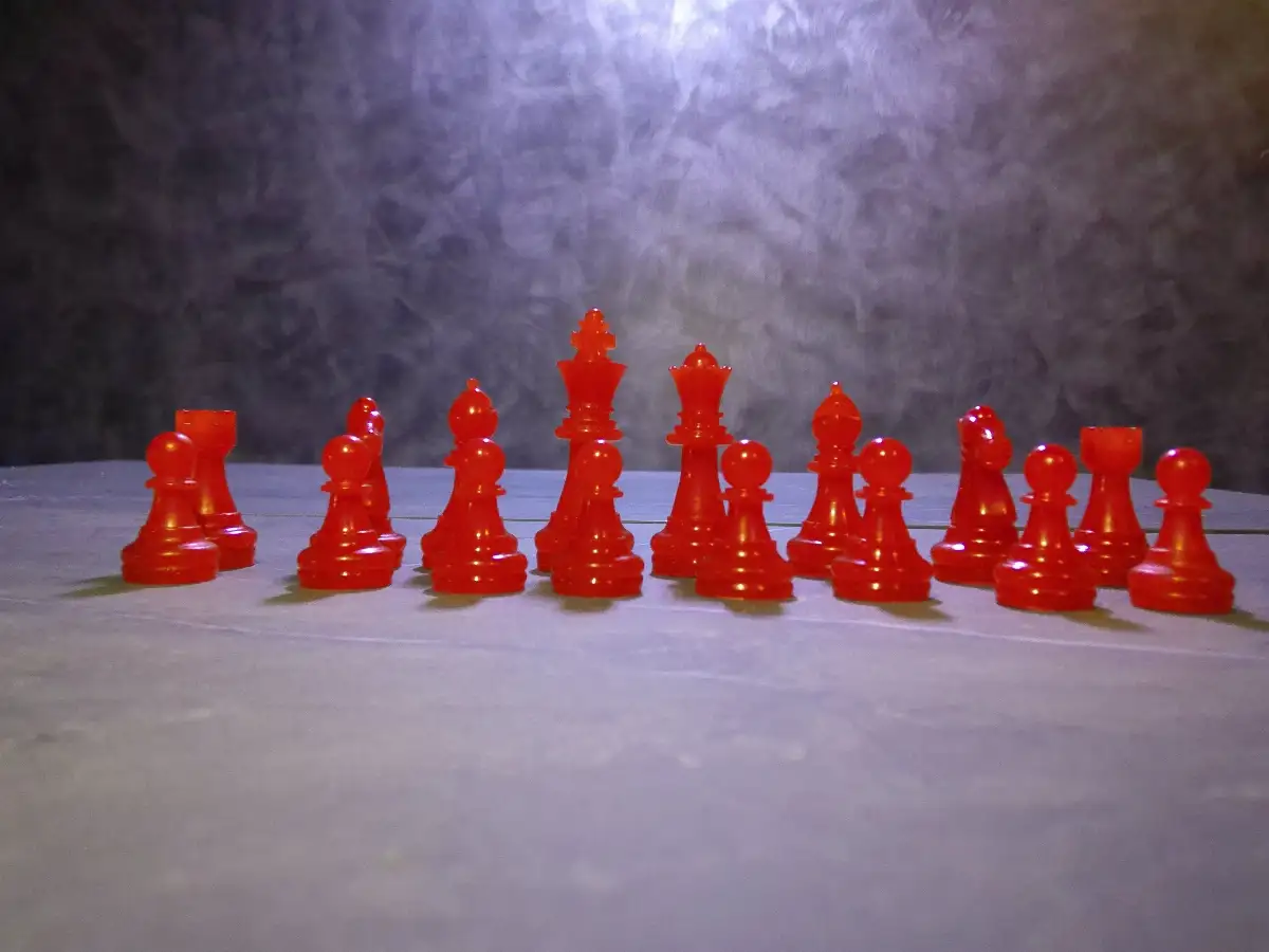 Jeu d'échec en résine